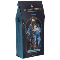 Bags of 12 oz Saint Coffee
