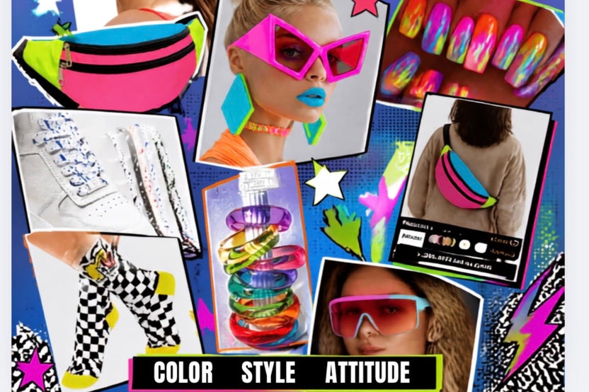 Our Radical 80s box is a fusion of the past and future!  Expect to see some familiar items plus some 80s inspired modern pieces.  