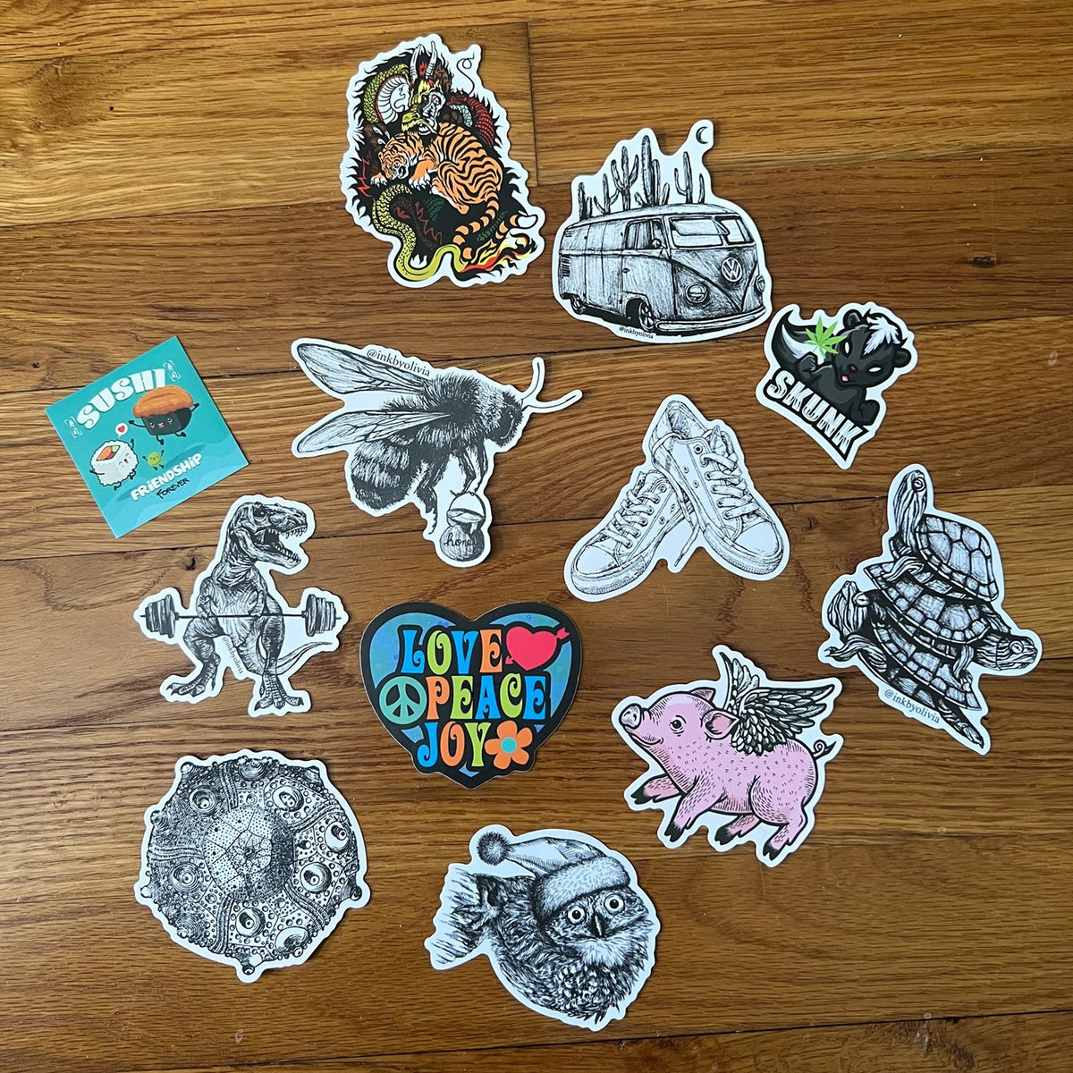 Sticker 12 Pack