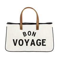 Bon Voyage Canvas Tote