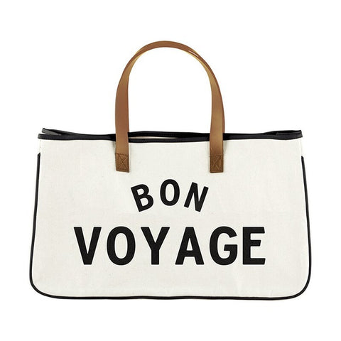 Bon Voyage Canvas Tote