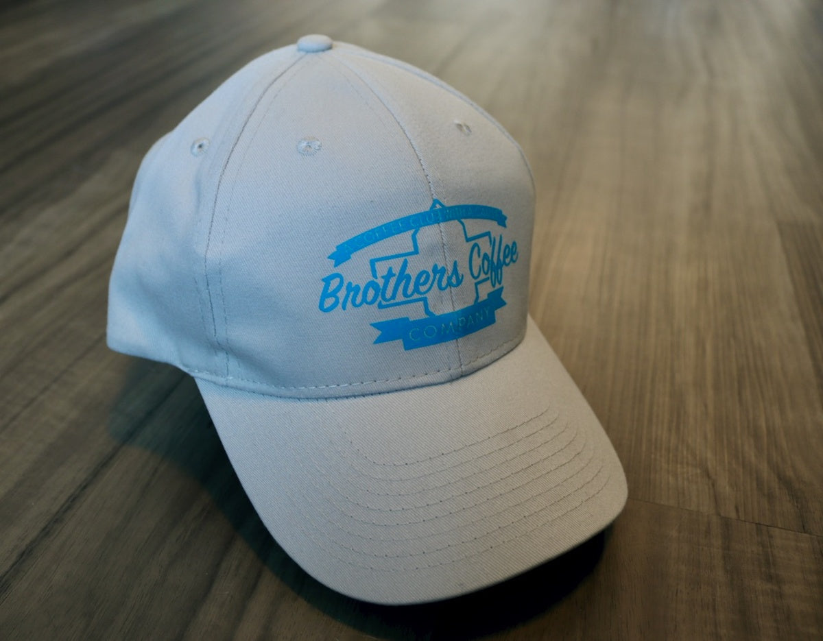 Brothers Coffee Baseball Hat - Slate & Process Blue