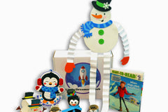 Contents of winter craft box, ages 6-8