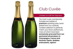 Club Cuvée - Champagne Club (Bi-Monthly) By "He Wines, She Dines"