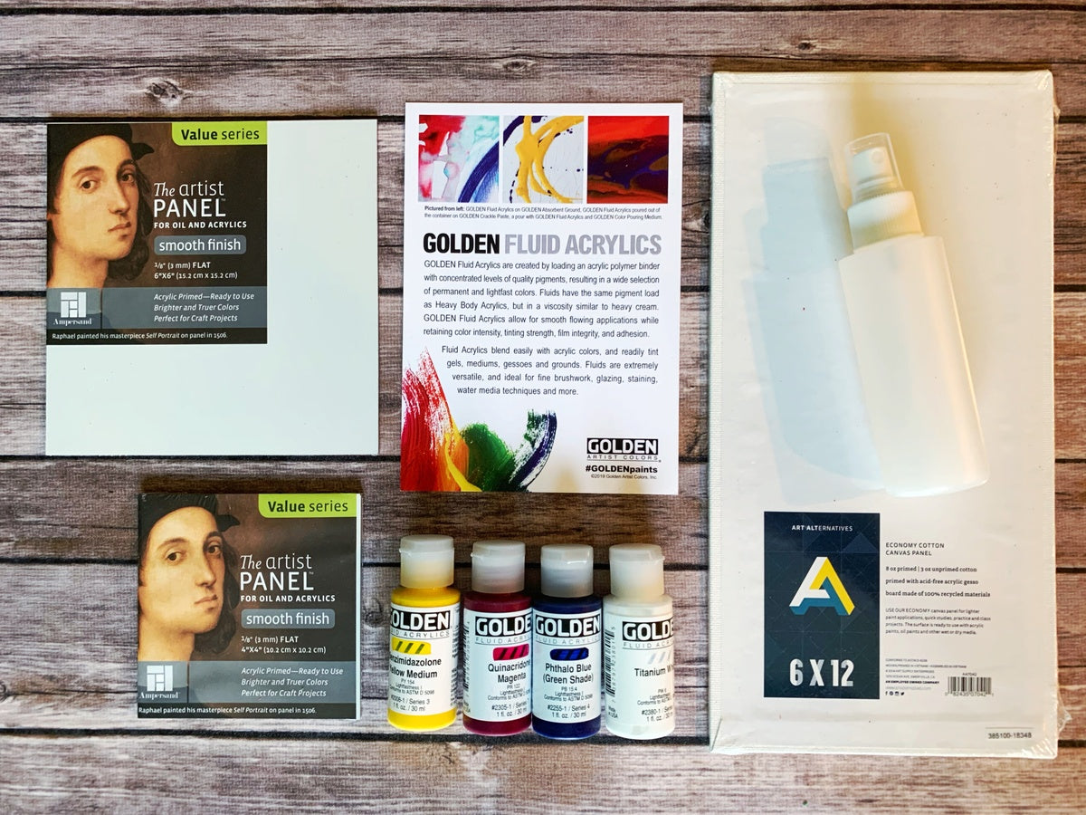 Premier Pack December 2019 - Golden Fluid Acrylics