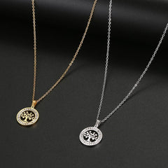 FAMILY TREE ♡ AAA CZ Diamond Tarnish Free Necklace