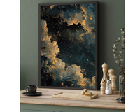 Supernova Galaxy Box - a Fusion of High Tech and Classic UFO - thats Out of this World!  Think Blues, Greens and Shimmery Silvers.