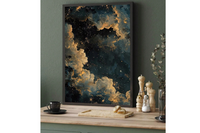Supernova Galaxy Box - a Fusion of High Tech and Classic UFO - thats Out of this World!  Think Blues, Greens and Shimmery Silvers.