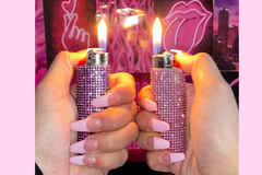 The 420 Box features 8 to 10 retro chic smoking accessories for modern women.  Everything from papers to home decor.