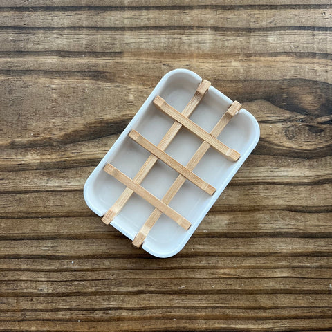 White Soap Dish