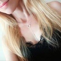 ATHENA ♡ 14K Gold Tarnish Free Lariat Necklace