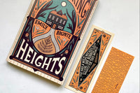 Beautifully illustrated Wuthering Heights by Emily Bronte with matching bookmark by Bookishly. Book and tea subscription. Gift for readers.