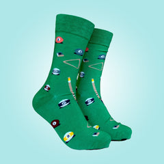 Green Billiards Sock - Men's
