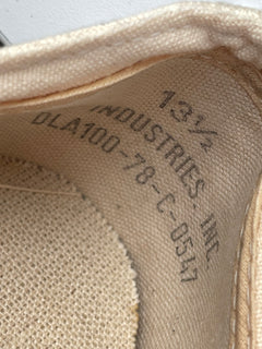 Military Issued Converse, White (Size 13.5 M)