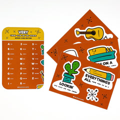 Very Punny Magnet/Sticker Pack (Morse Code Edition)