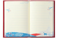 Midori Diary with Embroidered Cat Bookmark