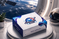 Space subscription gift box featuring astronomy surprises, cosmic collectibles, galaxy accessories, and educational items.