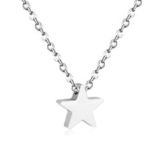 STAR  Minimalist 14K Gold Stainless Steel Tarnish free Necklace