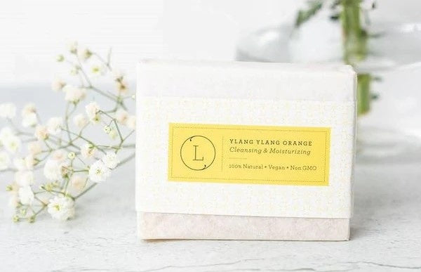 2 x Orange Ylang Ylang Soap, Natural Handmade Soap Bar