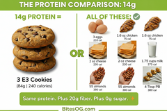 E3 Cookies - Keto-Friendly, Sugar-Free, High-Fiber & Hi-Protein Cookies
