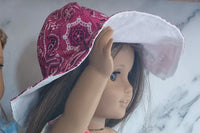 Doll outfit with accessories; hats, bags, backpacks, head bands, cover-ups, & more... (will fit AG, OG, Journey & more 18" dolls)
