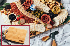 Charcuterie Kit + Handcrafted Wooden Board Bundles
