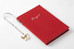 Midori Diary with Embroidered Cat Bookmark