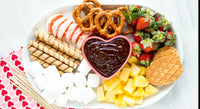 BESTSELLER! Chocolate Fondue Date Night Box | Date Night Idea at Home | Couple Anniversary Wedding Gift | Chocolate Melt At Home Gift Basket Active