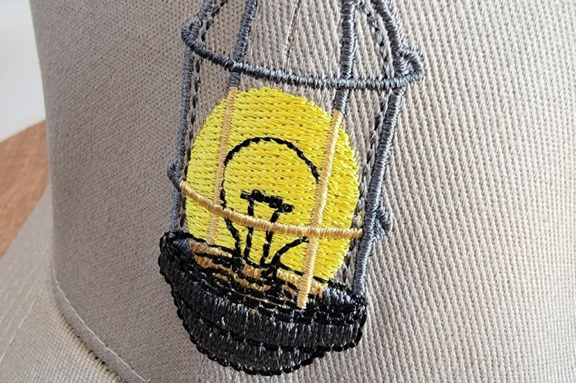 Embroidered Ghost Light Baseball Cap with Adjustable Strap - Theatre Broadway Gift