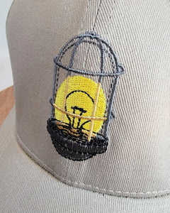 Embroidered Ghost Light Baseball Cap with Adjustable Strap - Theatre Broadway Gift
