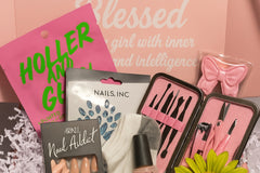 A collection of fun and inspiring items arranged together, encouraging positivity and creativity in everyday moments.