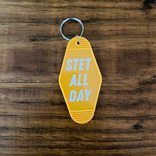 Stet All Day Keychain