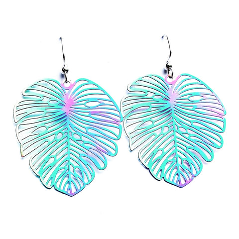 Palm Leaf Earrings