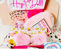 Box of self care treats for the doll that loves everything pink and everything nice. Fun, exciting is this box of treats.