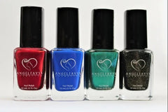 Nail polish comes in a wide range of colors and finishes, from classic reds and pinks to metallics, pastels, and glittery shades.