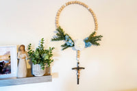 Wall Rosary Wreath Decor
