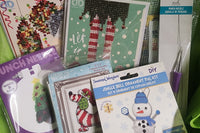 Each craft n stitch subscription includes a bonus pack of supplies included with your first month's box.