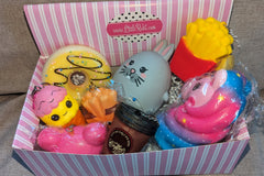 slime, squishys, novelty items, Christmas stocking stuffers, advent calendar, mystery unbox, labubu, personalized gift for girl