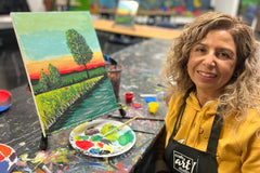 Art Club, Paint Nite Box - Monthly Acrylic Painting Tutorials