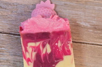 Pink Strawberry Cold Process Soap 