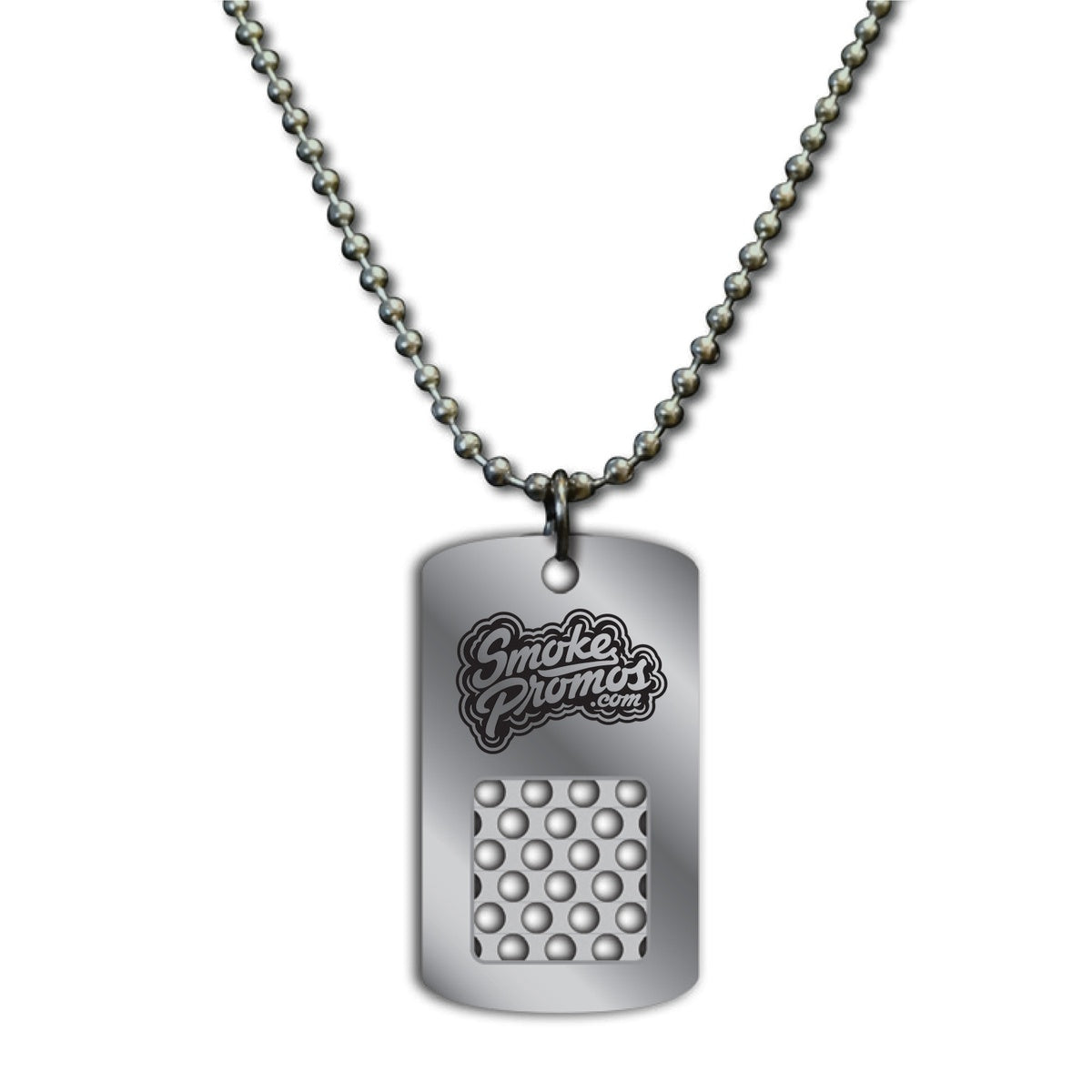 Standard Stainless Steel Dog Tag Herb Grinder Grinder