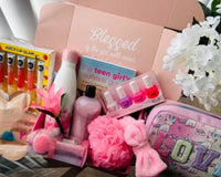 from lip gloss, to bath products, to nail polish and books that help create just amount of self confidence needed.