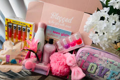 from lip gloss, to bath products, to nail polish and books that help create just amount of self confidence needed.