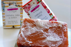 Seasonal, Handmade Shea Butter, Olive Oil, Coconut Oil Blend Luxury Hydrating Body Soaps