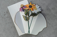 Torn Paper Art Craft Box with Tool Kit