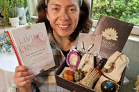 Elegant and soothing divine mindful meditation box of crystals, home decor, ideal for enhancing focus, calmness, and meditation rituals