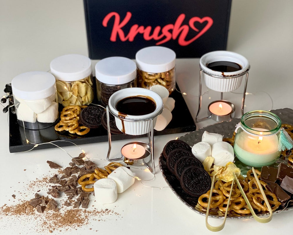 BESTSELLER! Chocolate Fondue Date Night Box Date Night Idea at Home  Cratejoy