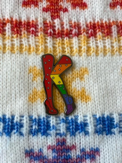 Official Kinky Boots Broadway Musical inspired Pride Rainbow enamel pin