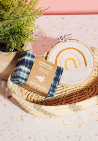 Fair trade and handmade artisan goods - example of contents in one time ship box - anchor of hope box