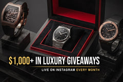 Wrist Mafia Watch of the Month subscription featuring premium men's watches worth over $100 plus giveaways